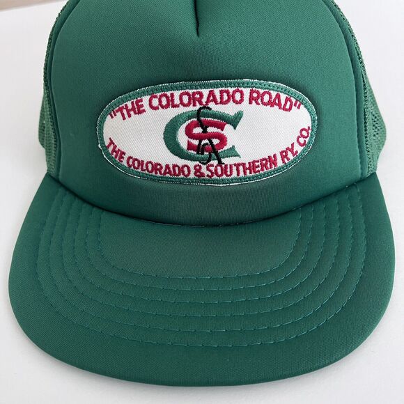 Vintage COLORADO & SOUTHERN(C&S) Green adjustable SnapBack - Picture 2 of 5